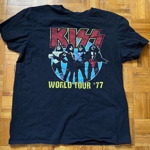 Men’s KISS World Tour ‘77 T-Shirt